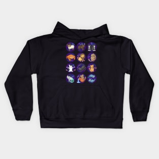 Cats of the Zodiac Kids Hoodie